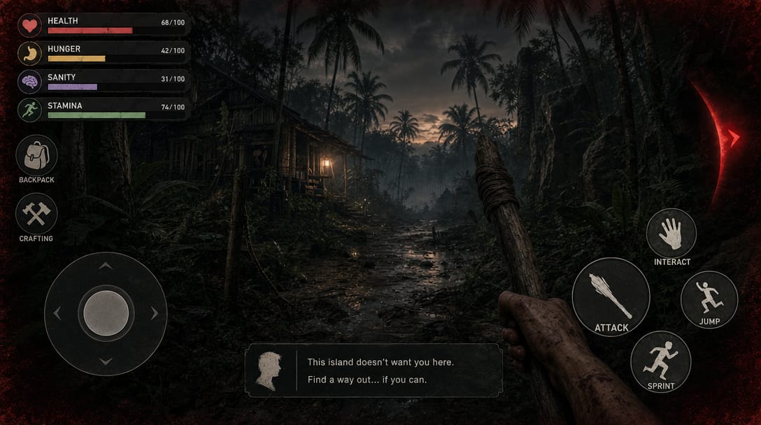 Android Survival HUD Concept