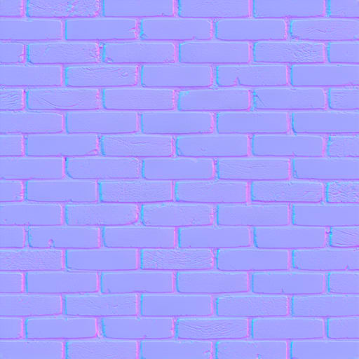 Weathered Brick Normal Map