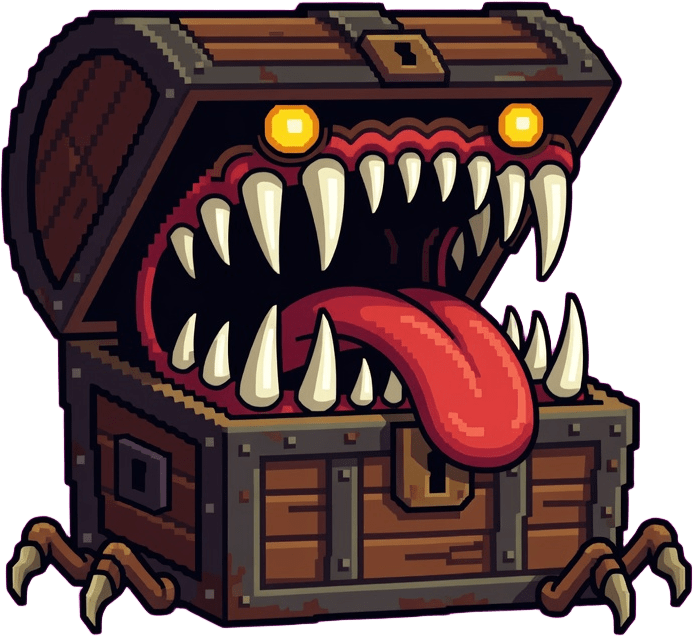 Mimic Chest Monster Sprite