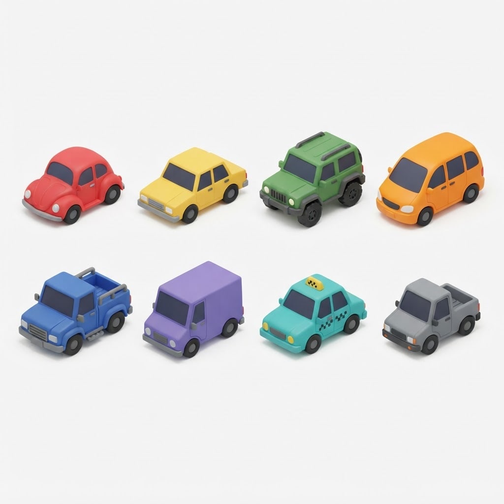 Image: A concept sheet for a mobile tycoon game showing 8
