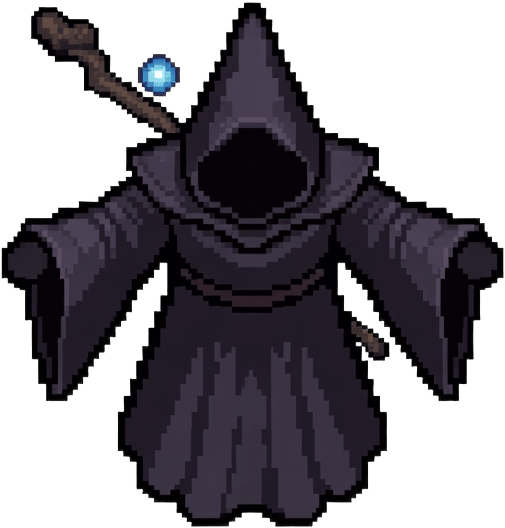 Top-down thrower caster sprite