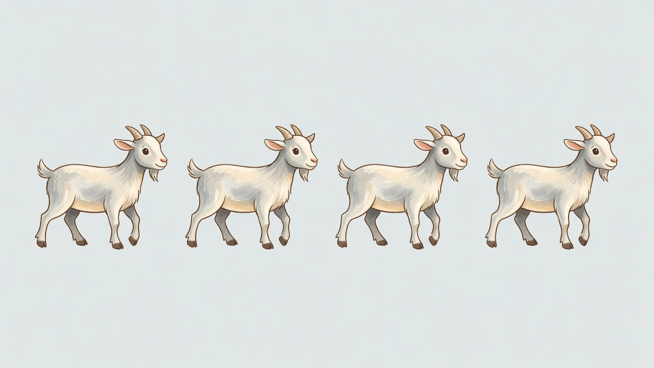 Goat 4-Frame Walk Strip