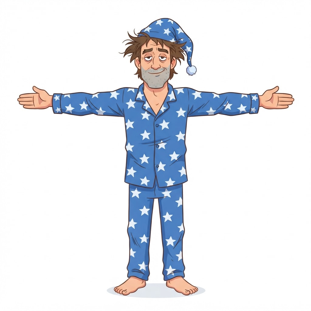 Grown-up Pyjama Man - Concept