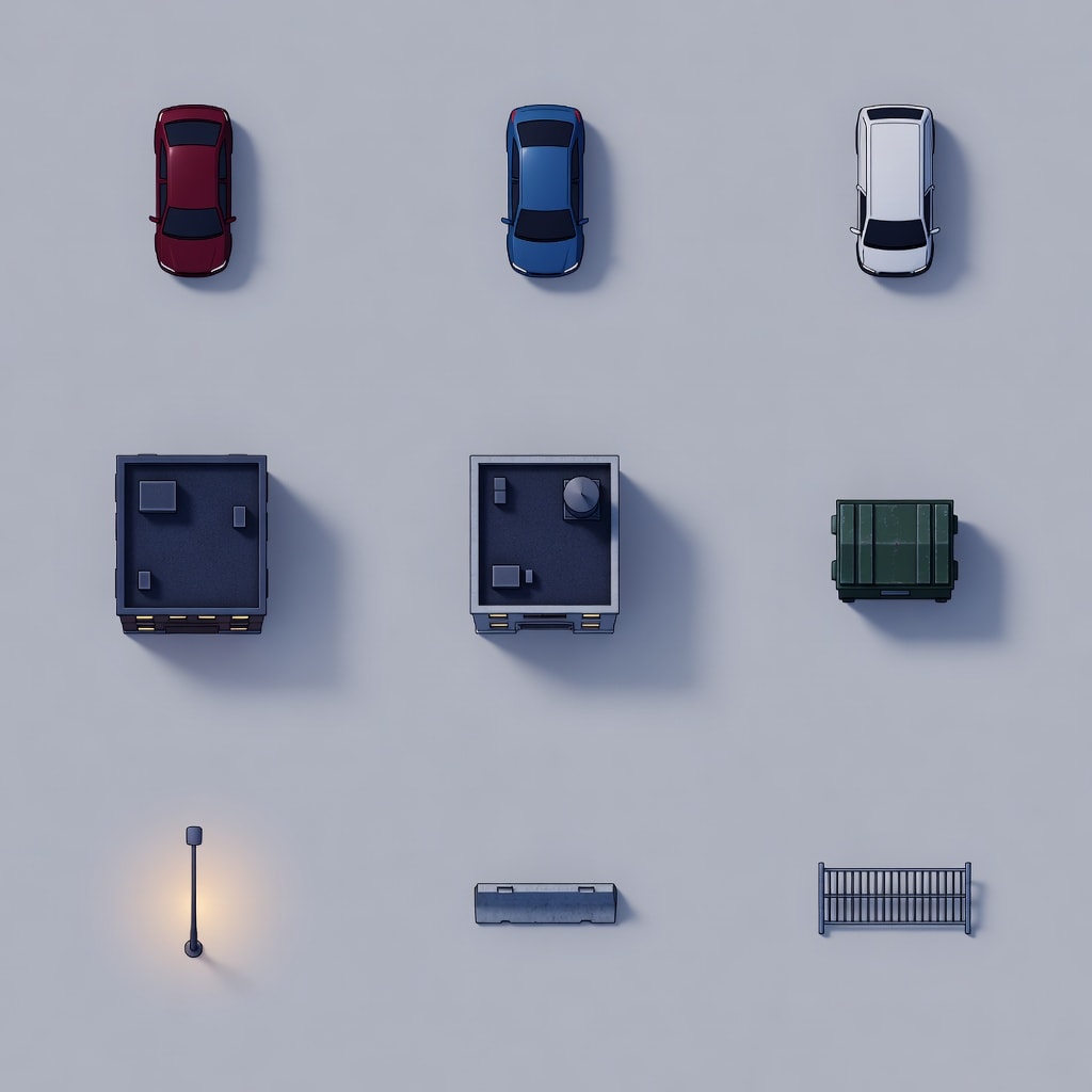 Night city props sheet 1