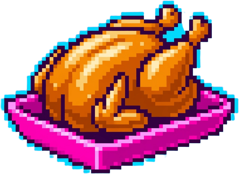 Chicken Health Pickup Pixel Art