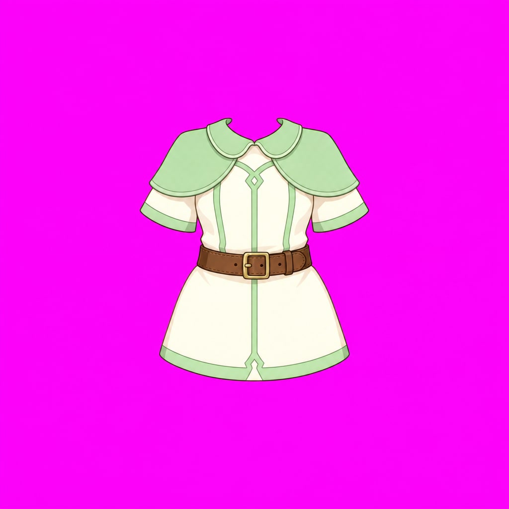 Task Hero Outfit - Mint Tunic