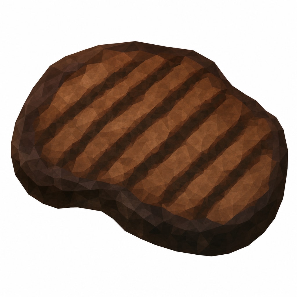 Cooked Meat Inventory Icon