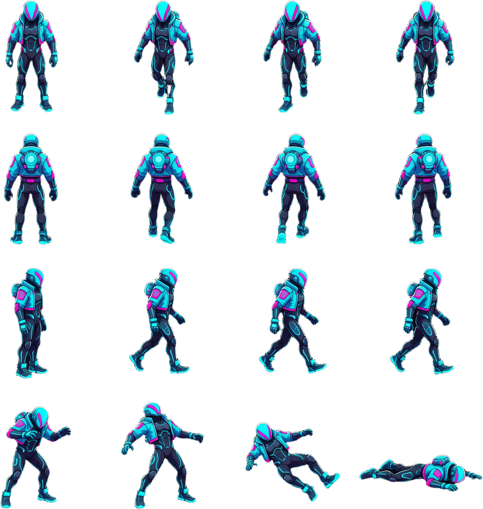 Neon Runner Character Sheet