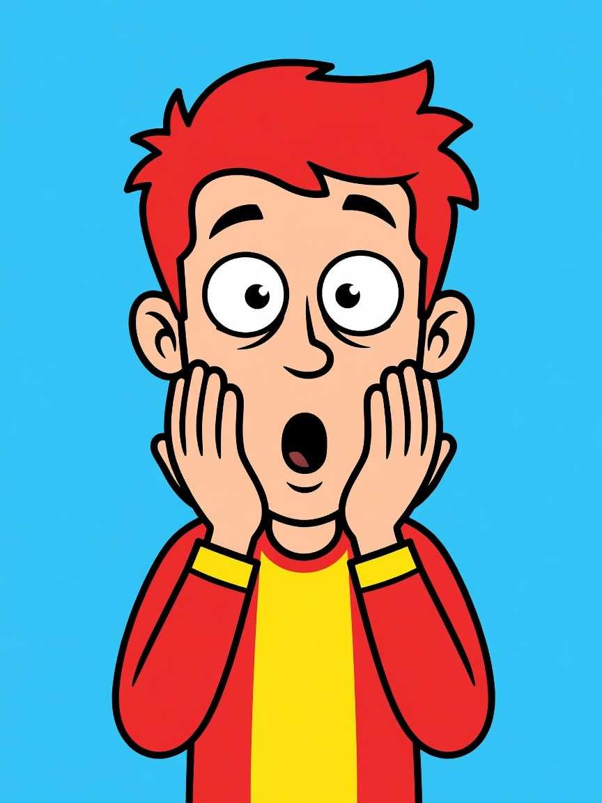 Meme Face 2 - Shocked SHOK