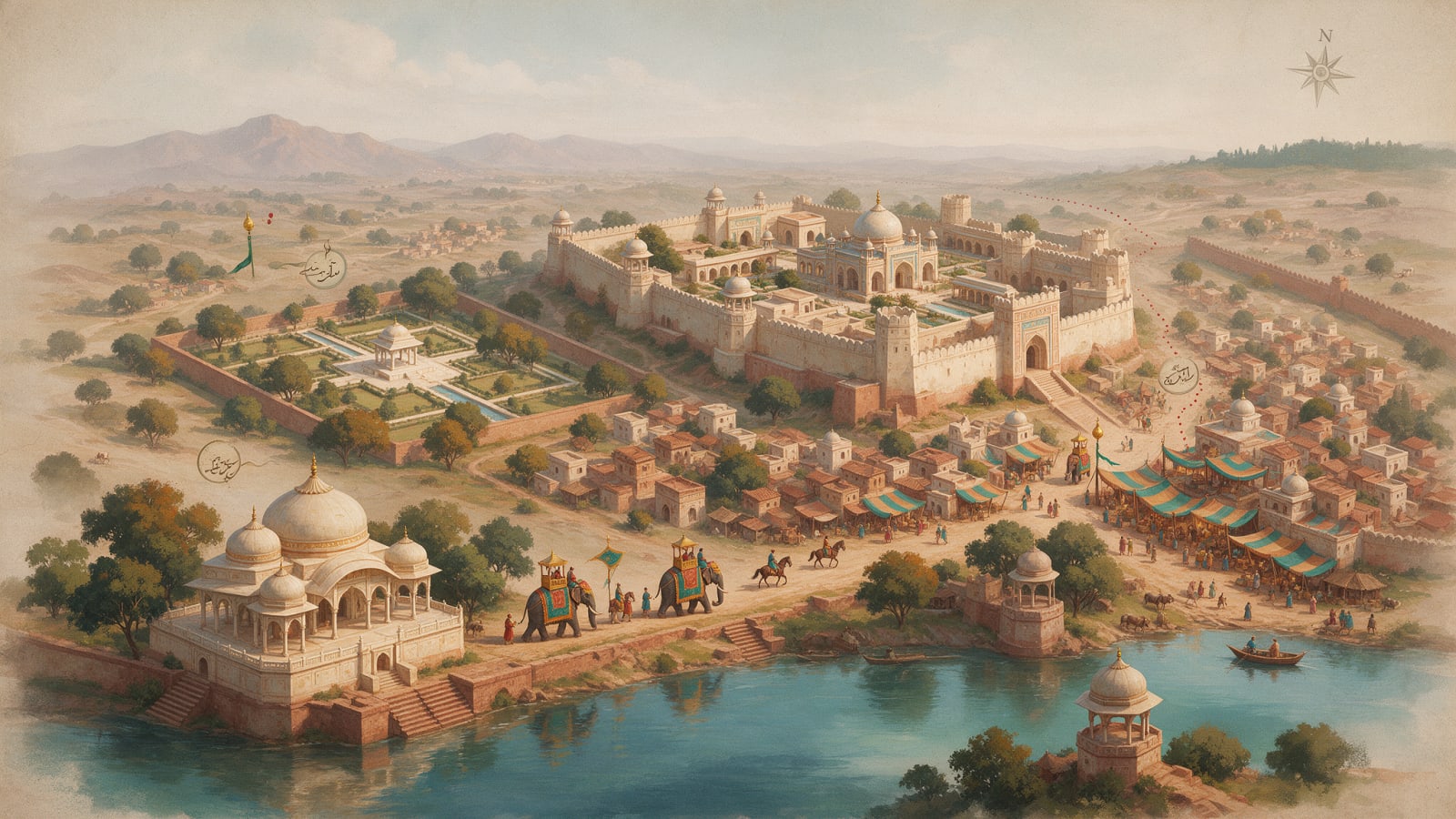 Mughal Imperial City Environment