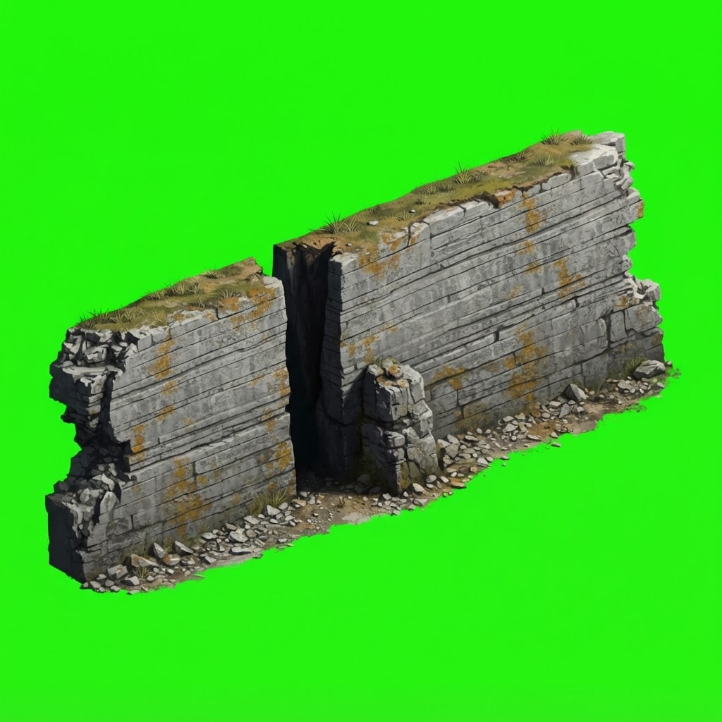 Image: Game sprite, single isolated object on a flat soli