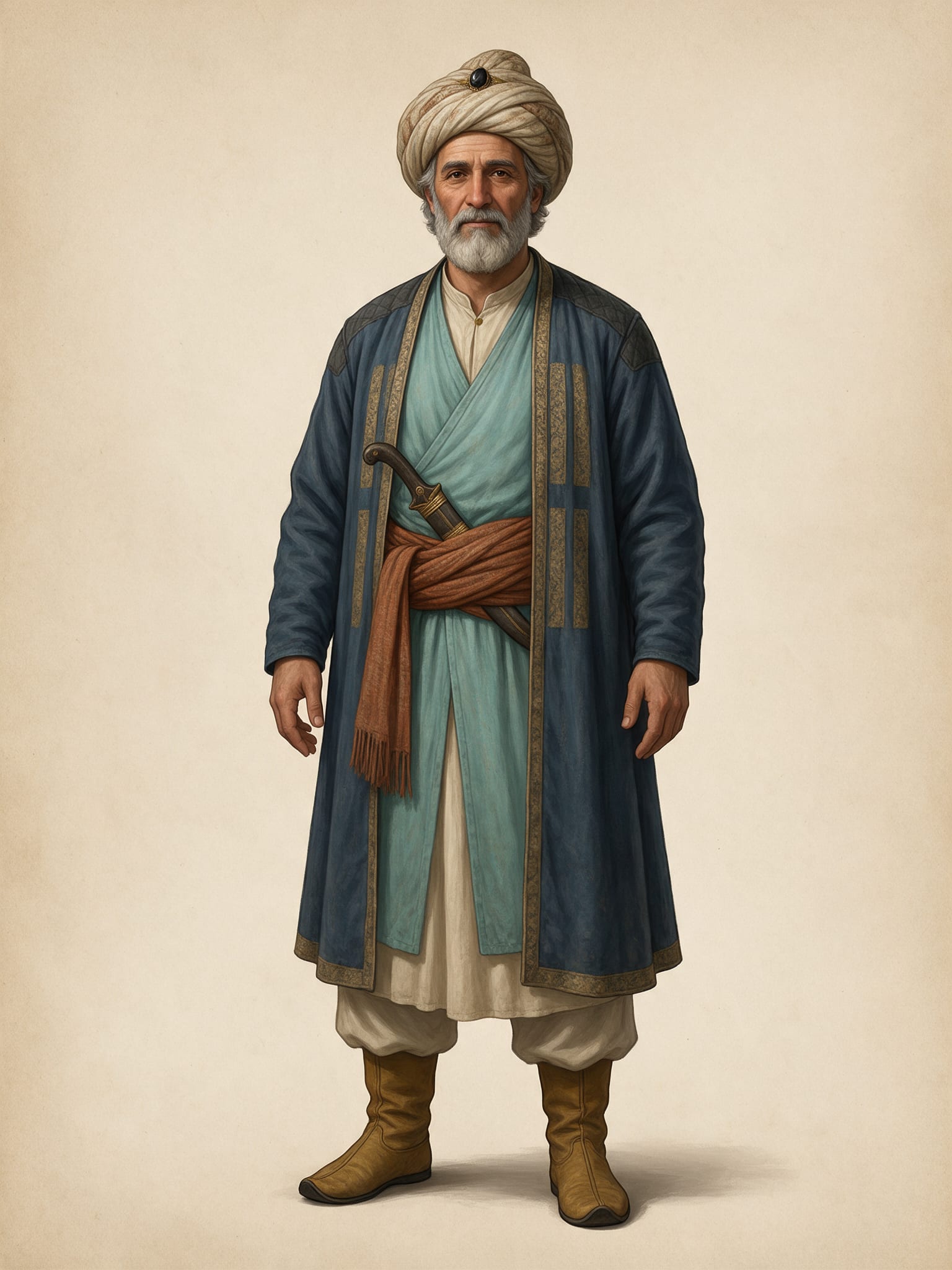 Safavid Elder Character Life Stage