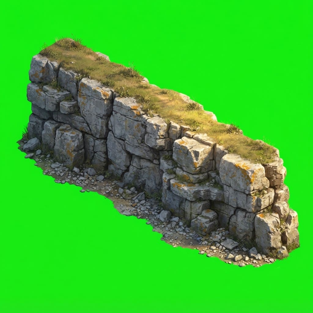 Image: Game sprite for an isometric strategy game, single