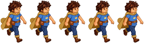 Isometric Boy Walk Sprite