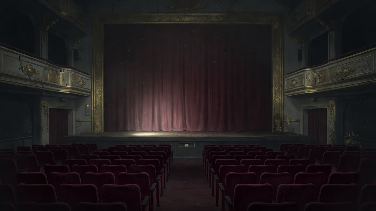 Aoyama Theatre Auditorium - Title Background