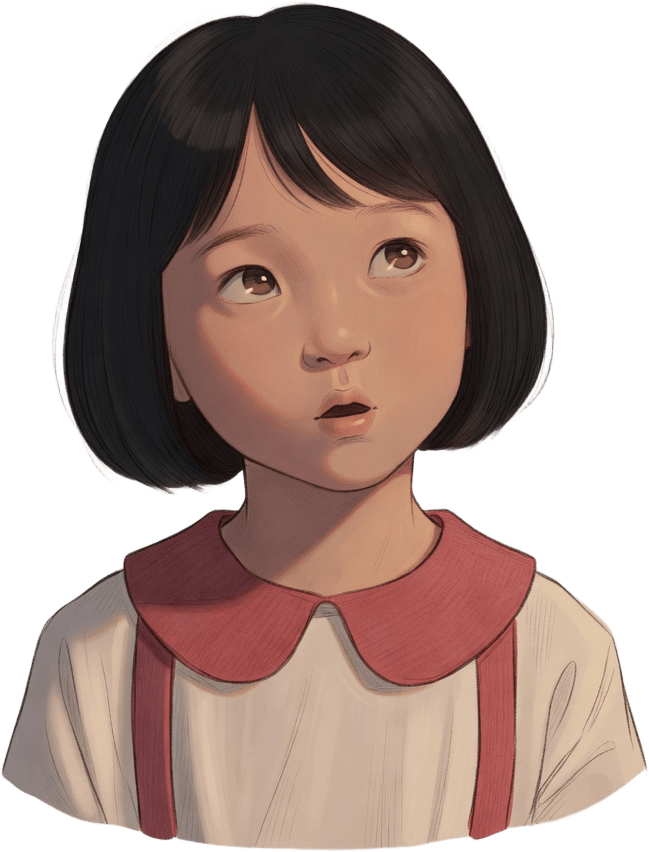 uta_curious.png - Uta portrait, curious attentive