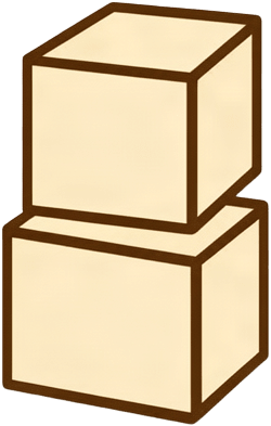 Stacked Sugar Cubes