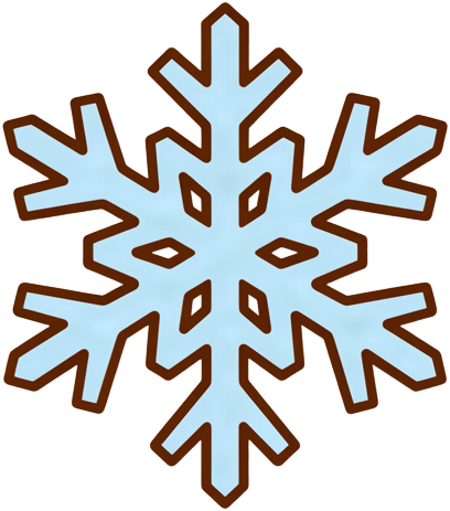 Transparent Snowflake Icon