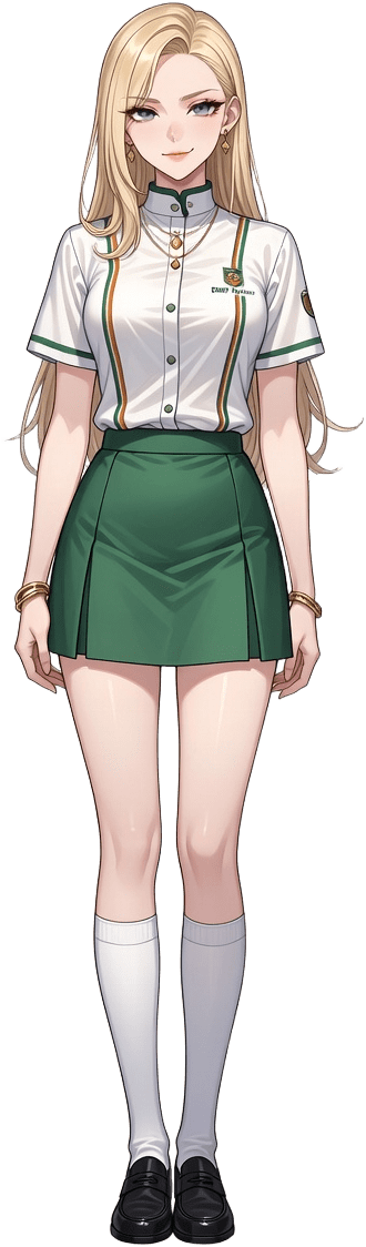Amanda - Corrected Long Blonde Hair Sprite