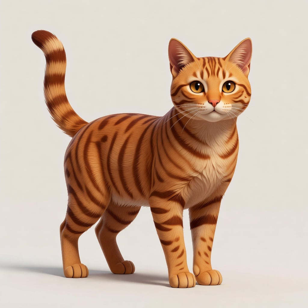 Orange Tabby Main Character Reference