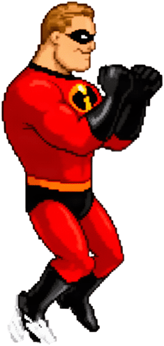 Masked Red Boxer