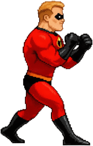 Masked Pixel Superhero