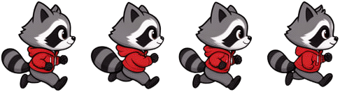 Raccoon Run Cycle