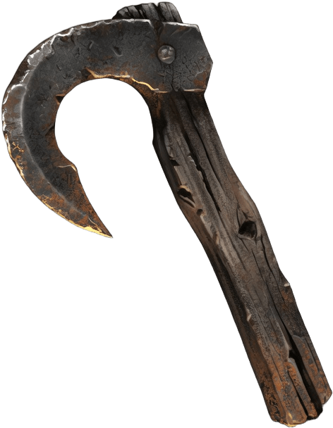 Icon: rusted_billhook