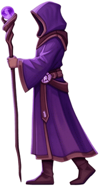 Violet Robe Character