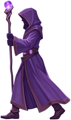 Violet Robed Character