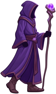 Violet Robed Character