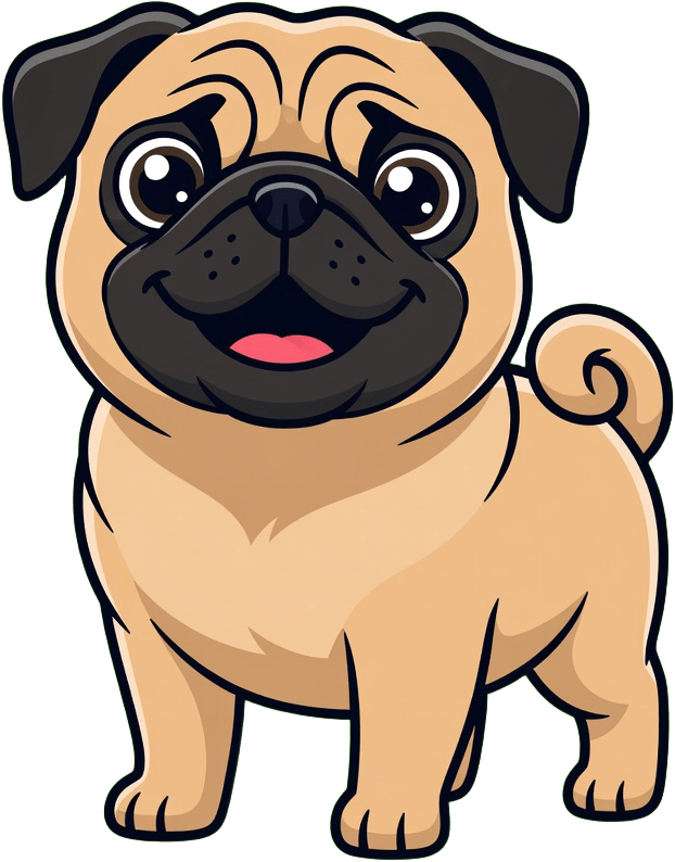 Pug Dog Tile