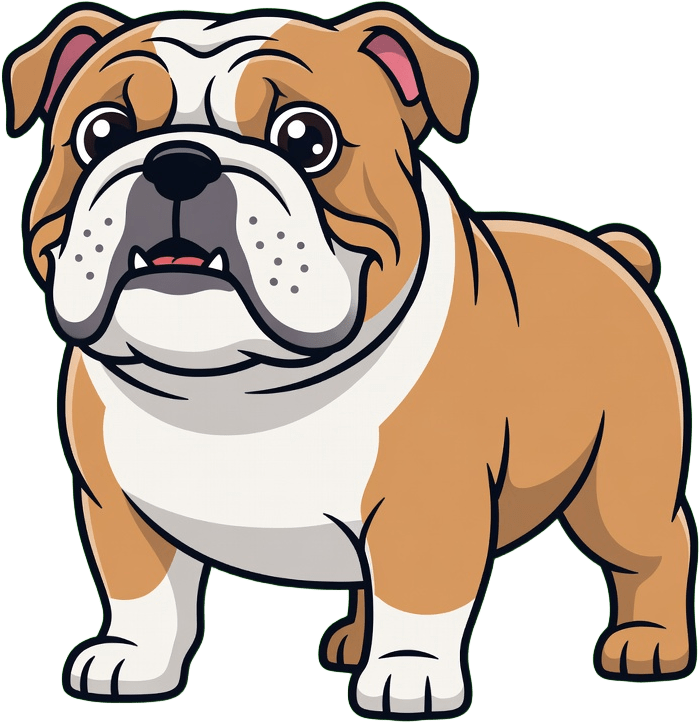 Bulldog Dog Tile