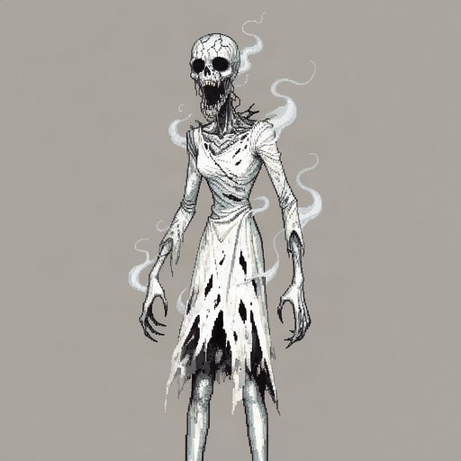 Ghostly White Wraith