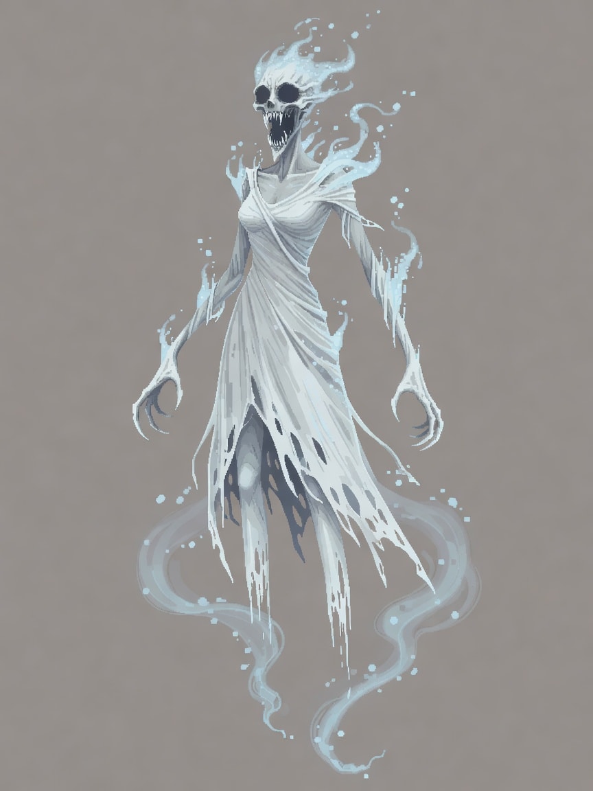 Floating White Wraith
