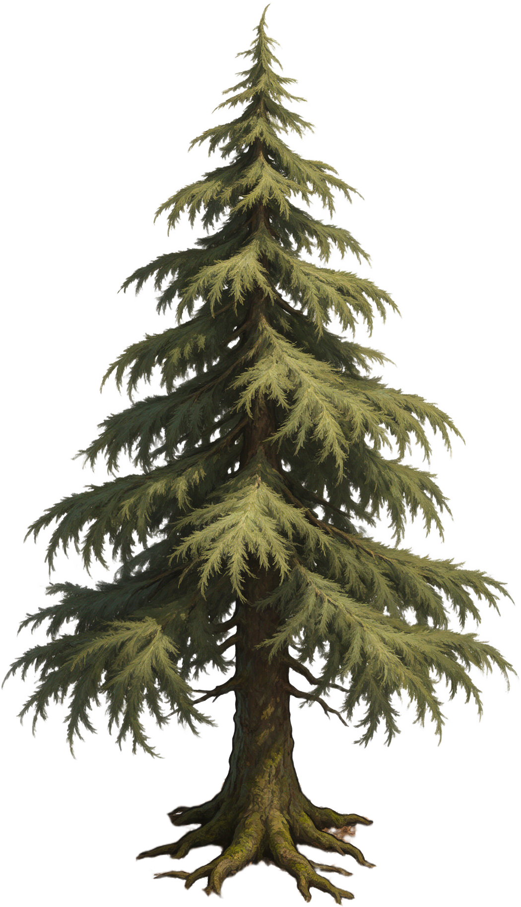 Deodar Cedar Tree - Dark Fantasy RPG Asset (2 / 2)