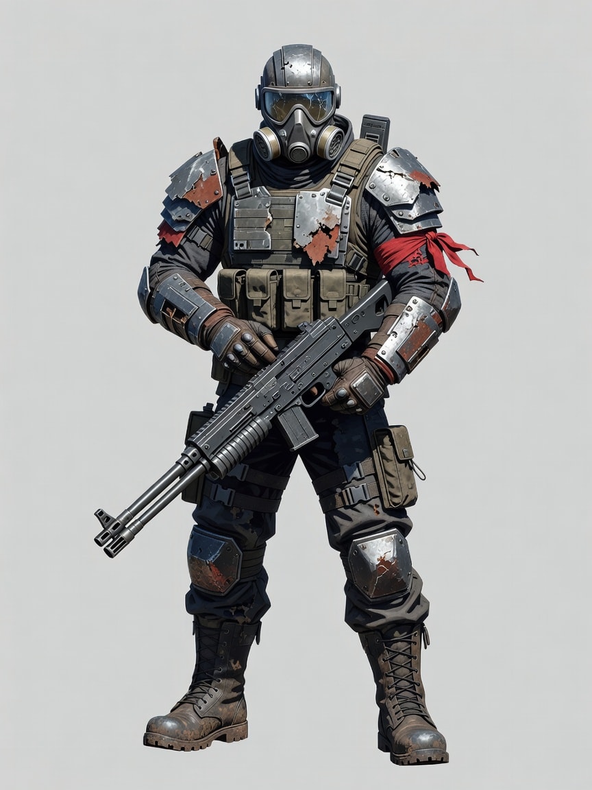 Armored Heavy Gunner Enemy