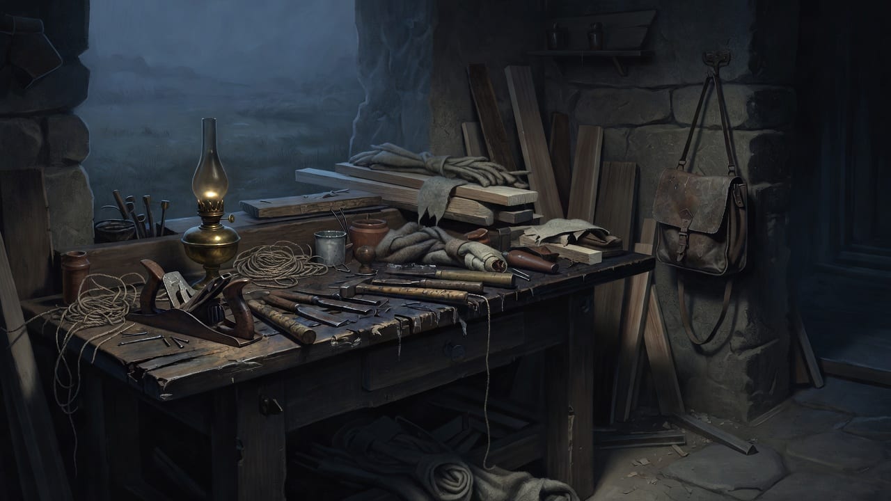 Avalon Backdrop - Workbench by Lamplight