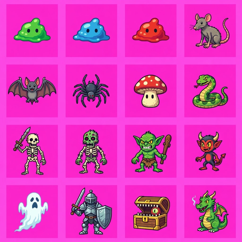 Dungeon Monsters Sheet