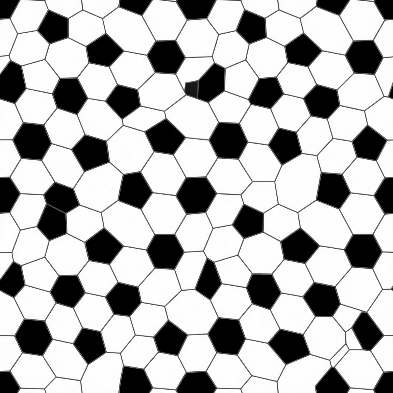 Classic Soccer Ball Albedo Texture (Tileable) (1 / 2)