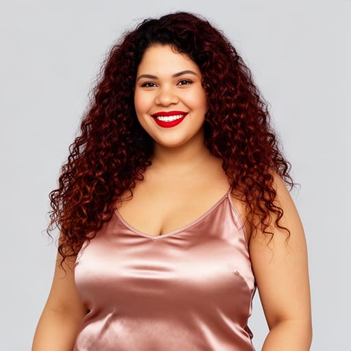 Cheerful Rose Gold Portrait