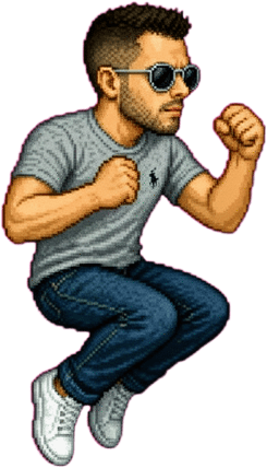 Muscular Pixel Jumper