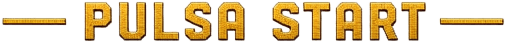 Gold Pixel Start Text