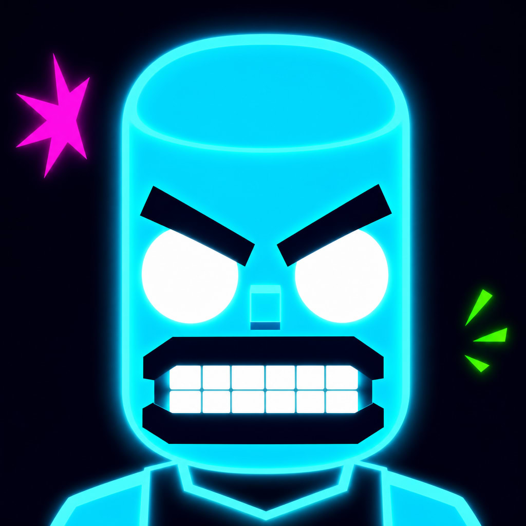 Neon Parkour Face App Icon (3 / 3)