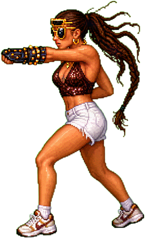 ChoniGirl Punching Right