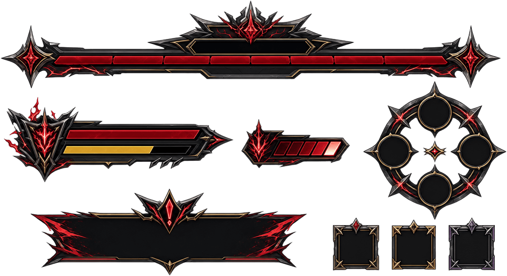 Final Fight HUD UI Kit
