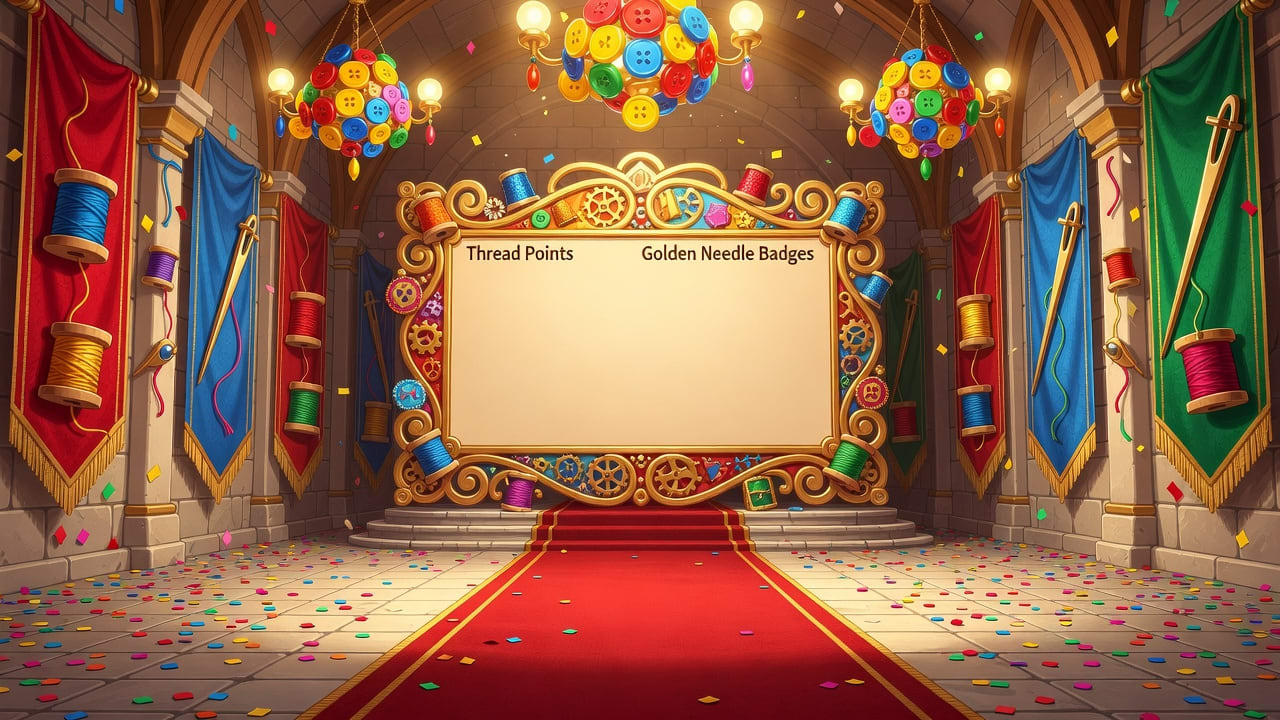 Stitch Quest Castle Scoreboard Hall