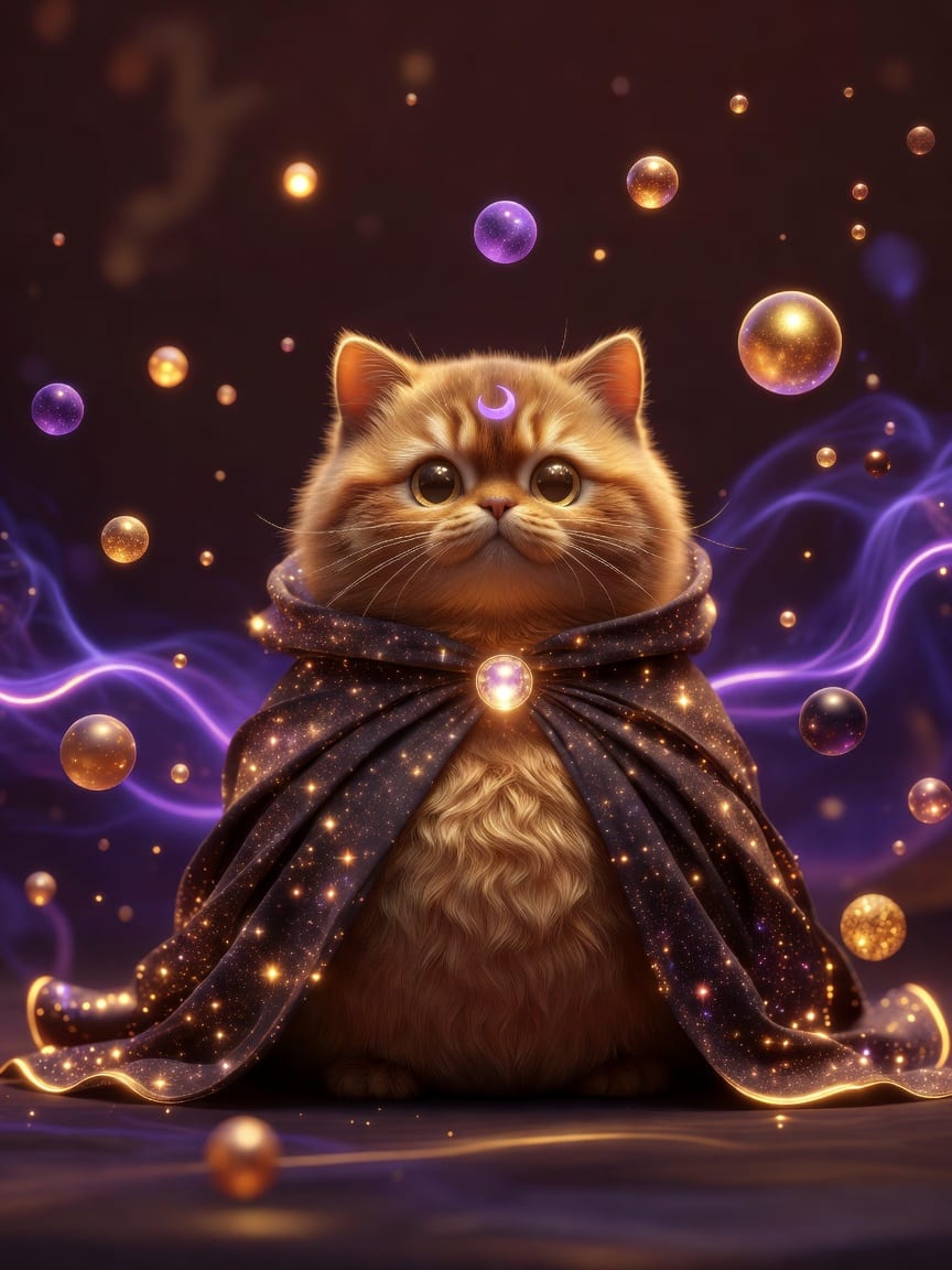 PUSPUS - Neutral Warm Cat Character Render (1 / 2)