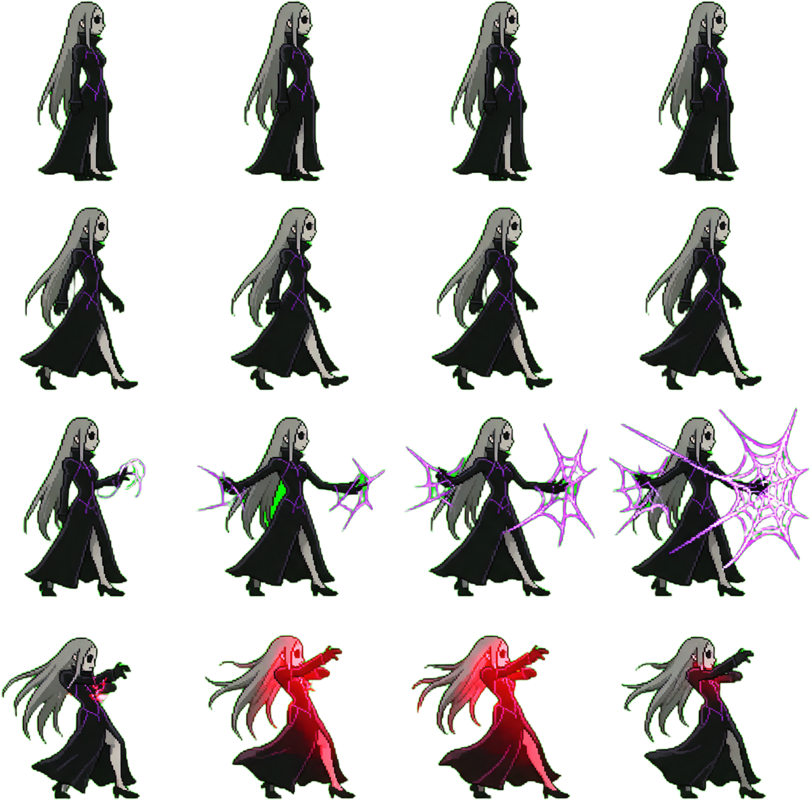 Arachne Gorgon Sprite Sheet