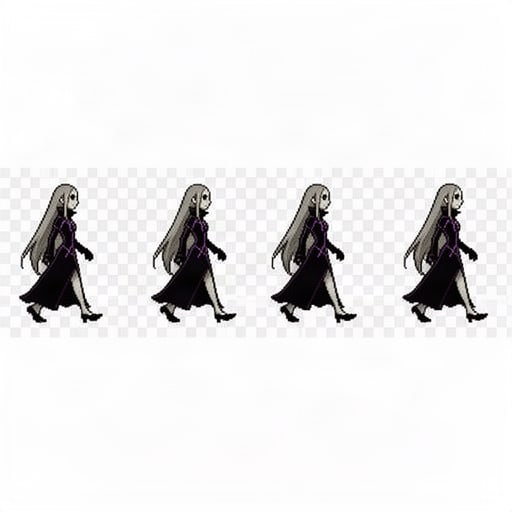 Pixel Character Walk Cycle